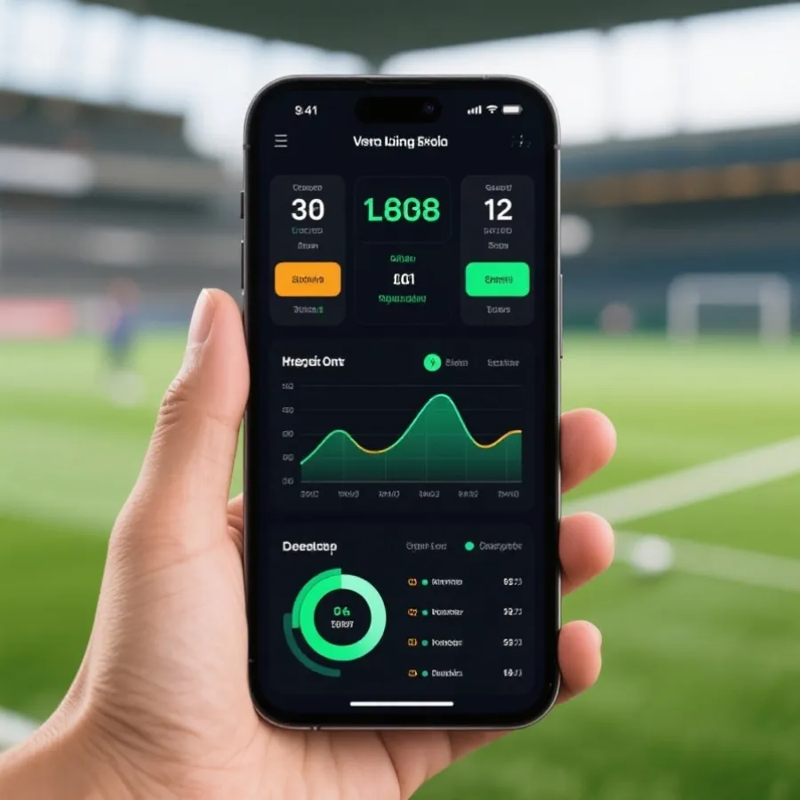 世界杯实时比分数据可视化示意图